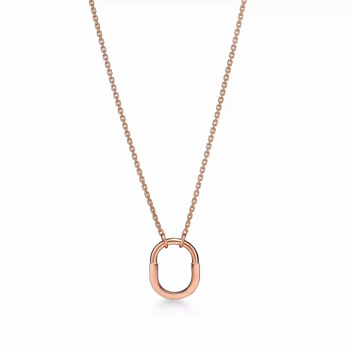 Lock Halo Small Pendant Necklace