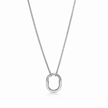 Lock Halo Small Pendant Necklace
