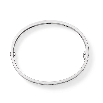 Love Ceramic Pavé Bangle Bracelet