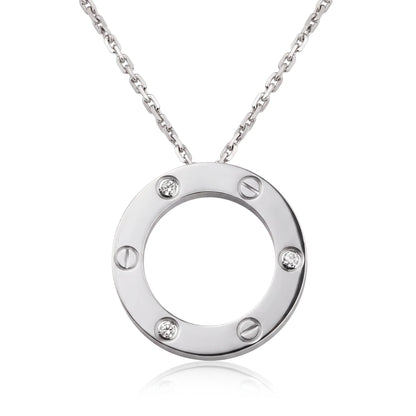Love Circle Pendant Necklace