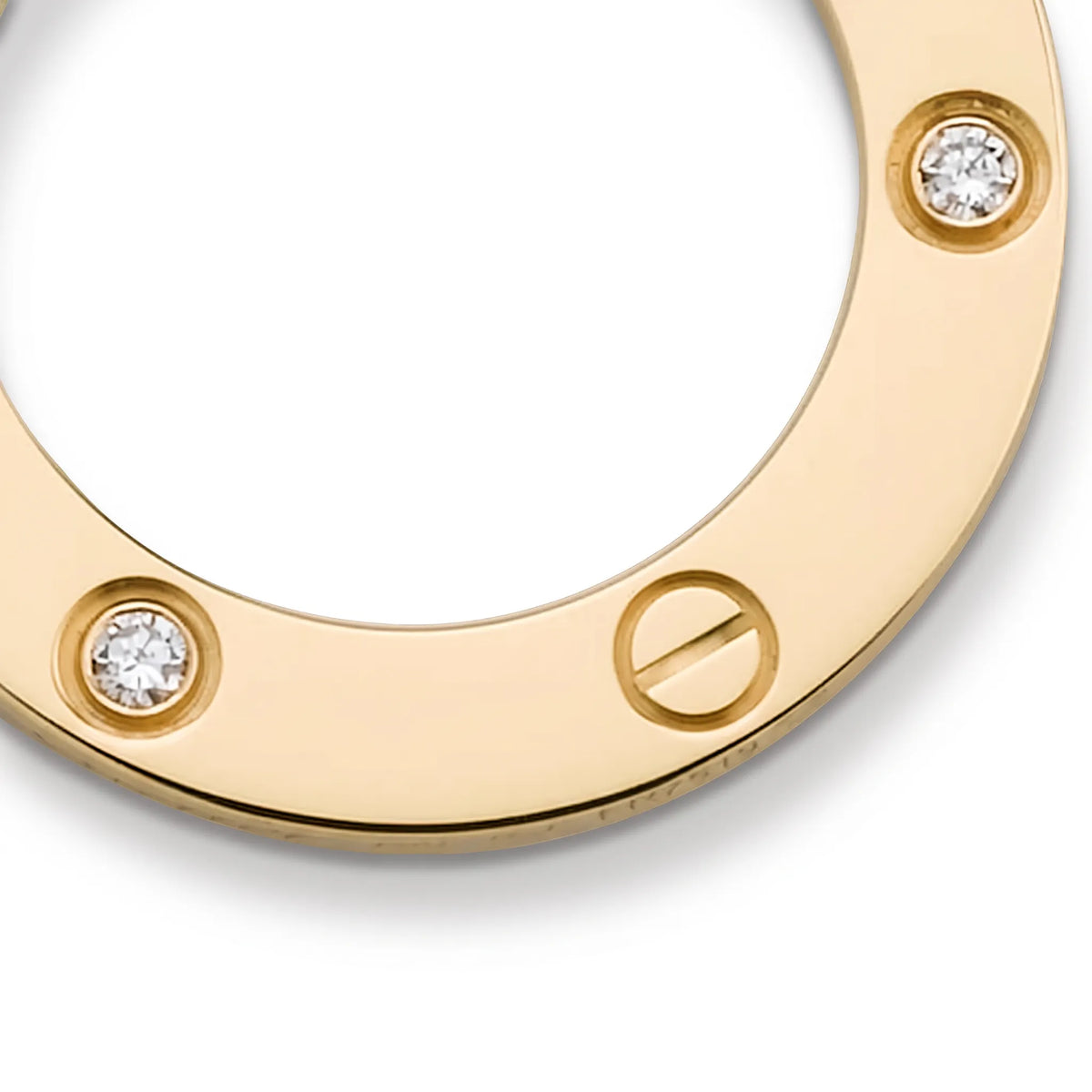 Love Circle Pendant Necklace