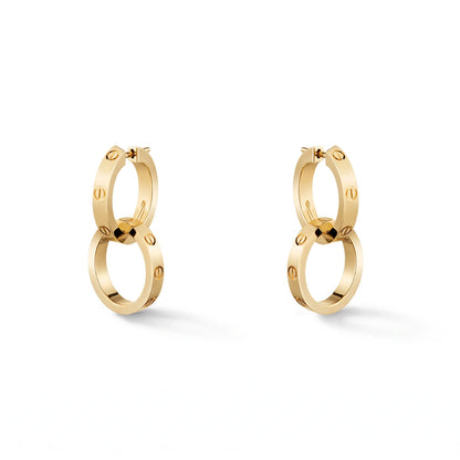 Love Duo Link Multiwear Earrings