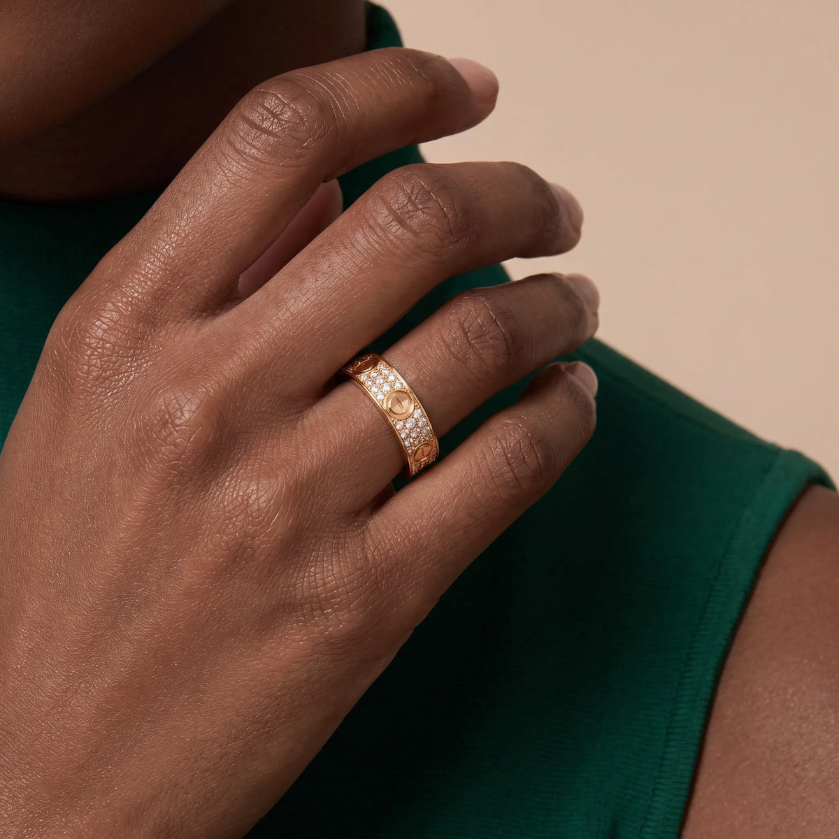 Love Radiant Pavé Band Ring
