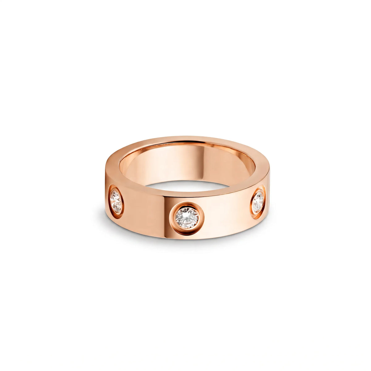Love Six Stone Band Ring