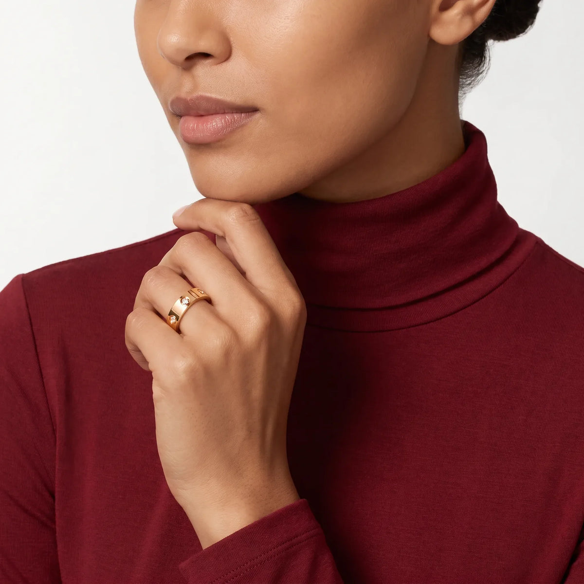 Love Six Stone Band Ring