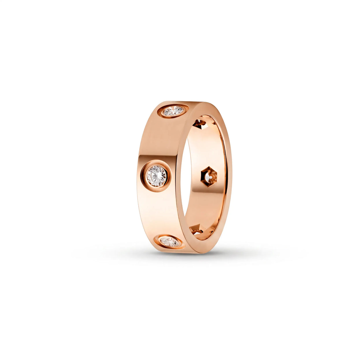 Love Six Stone Band Ring