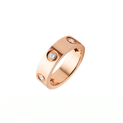 Love Six Stone Band Ring