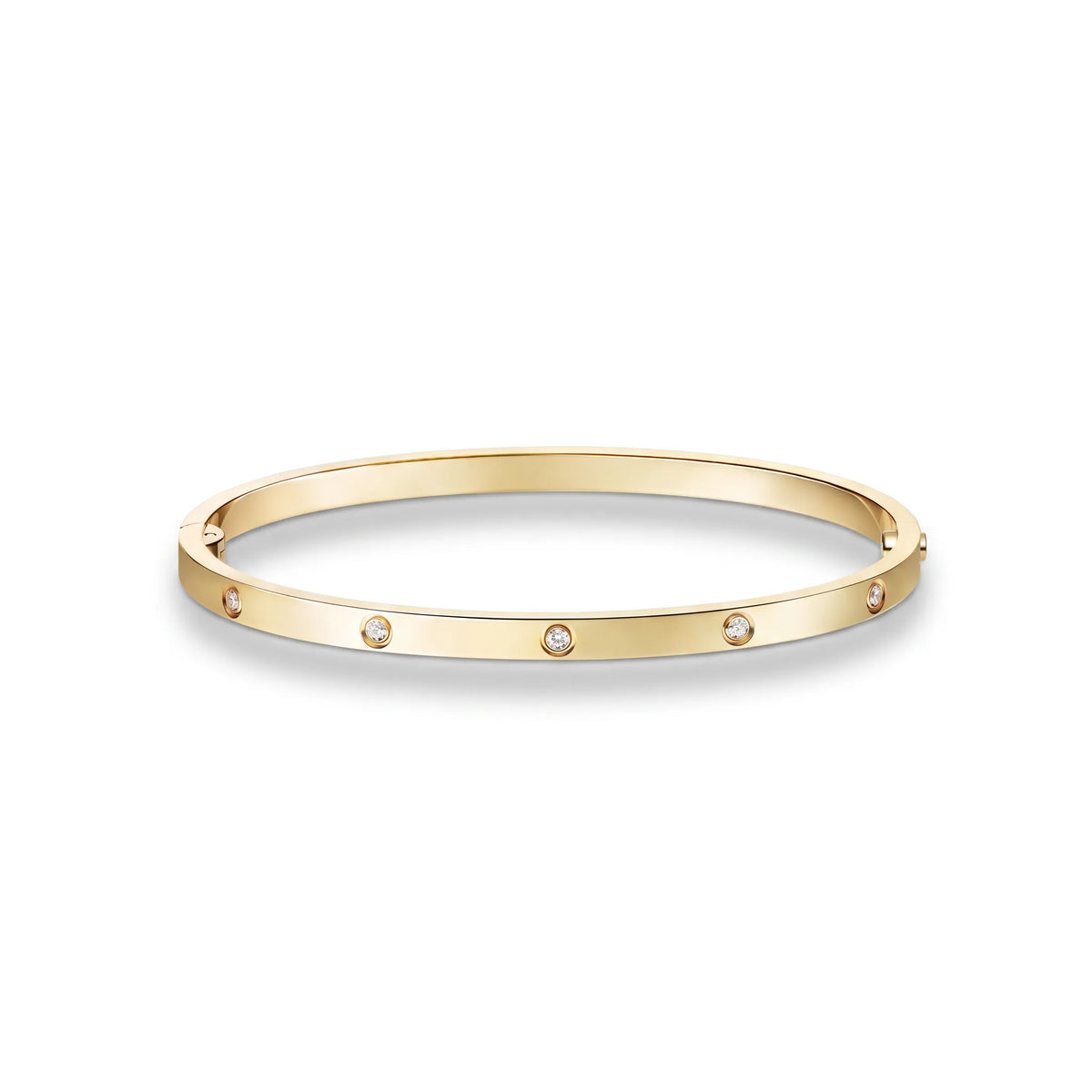 Love Ten-Stone Petite Bangle Bracelet