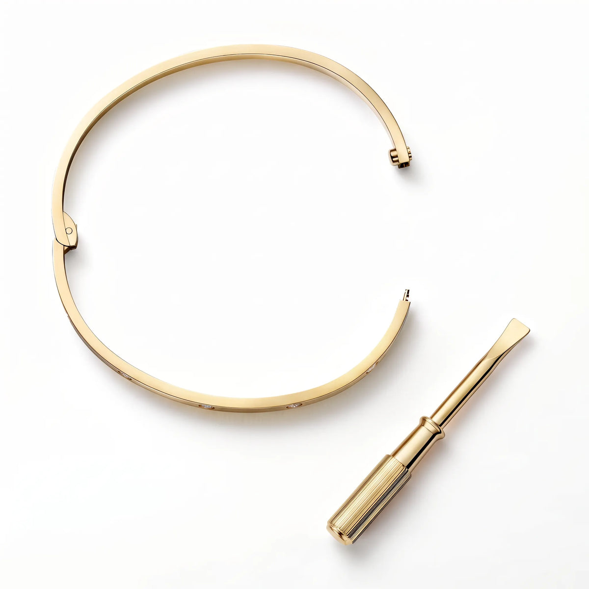 Love Ten-Stone Petite Bangle Bracelet