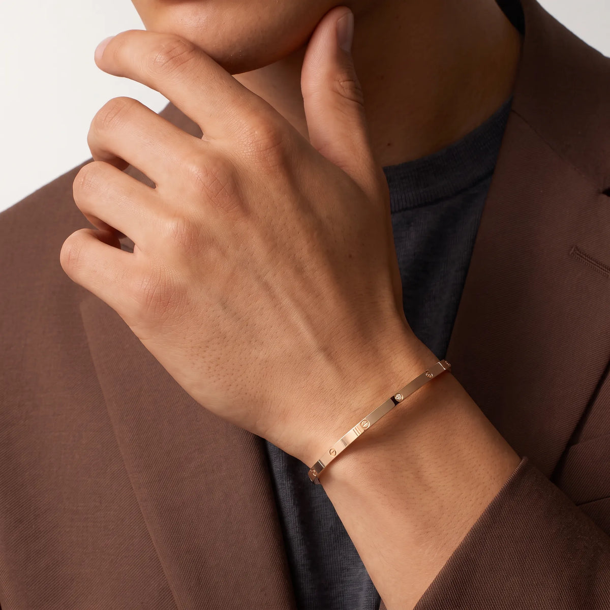 Love Ten-Stone Petite Bangle Bracelet