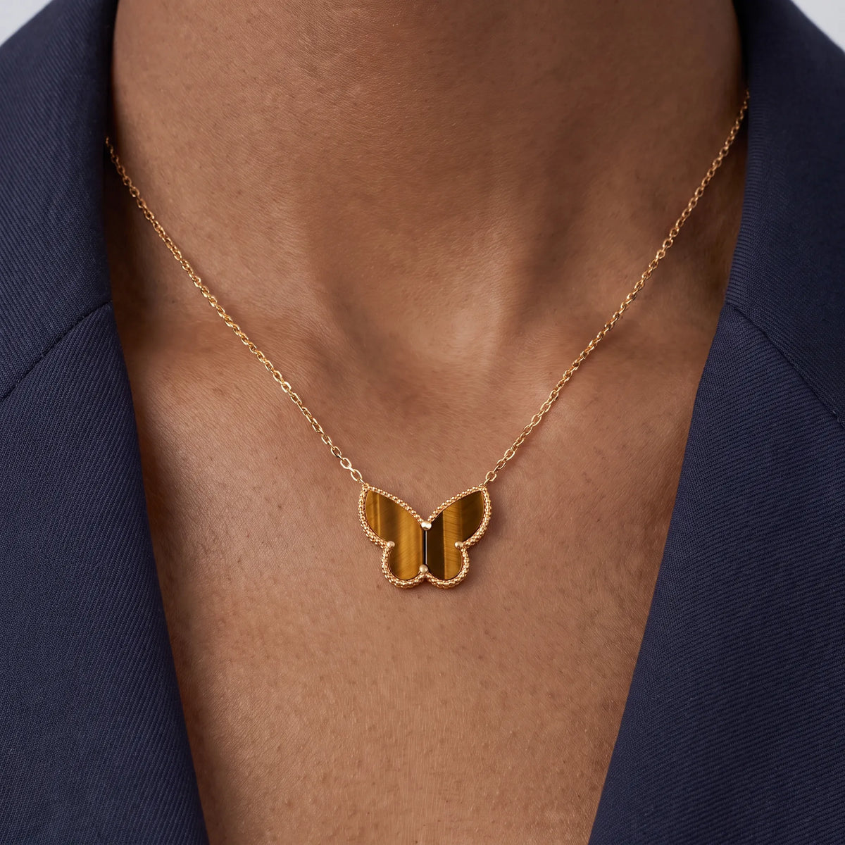 Lucky Alhambra Butterfly Necklace