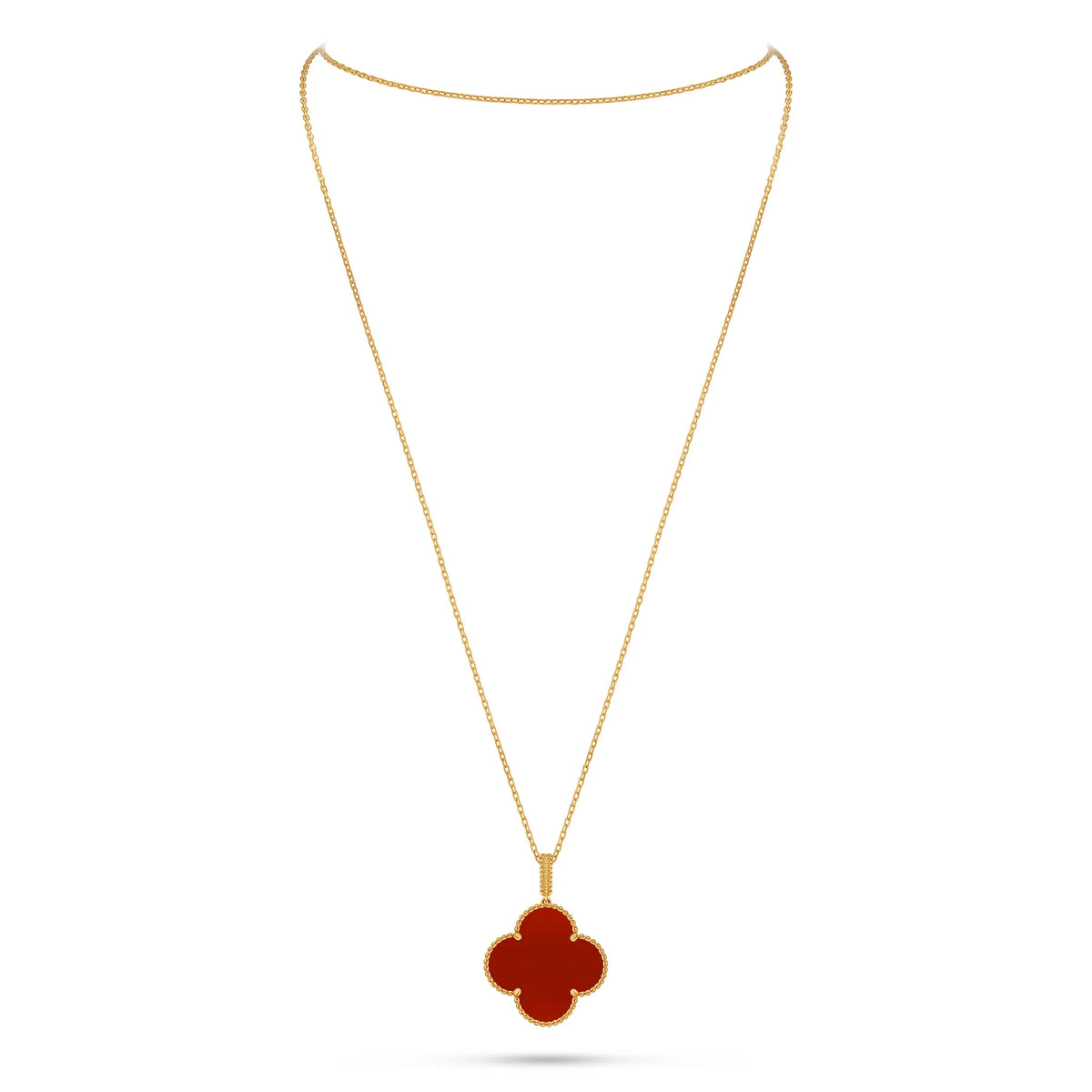 Magic Alhambra 1 Motif Long Necklace