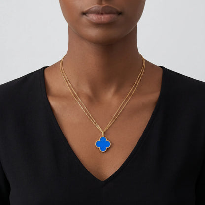 Magic Alhambra 1 Motif Long Necklace