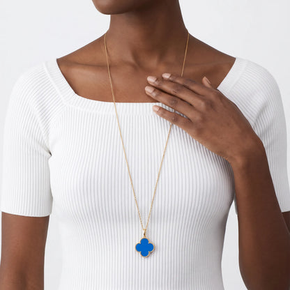 Magic Alhambra 1 Motif Long Necklace