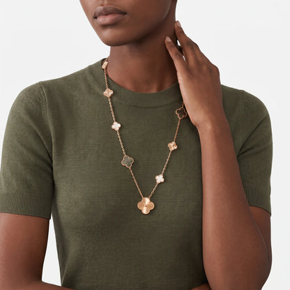 Magic Alhambra 15 Motif Transformable Long Necklace