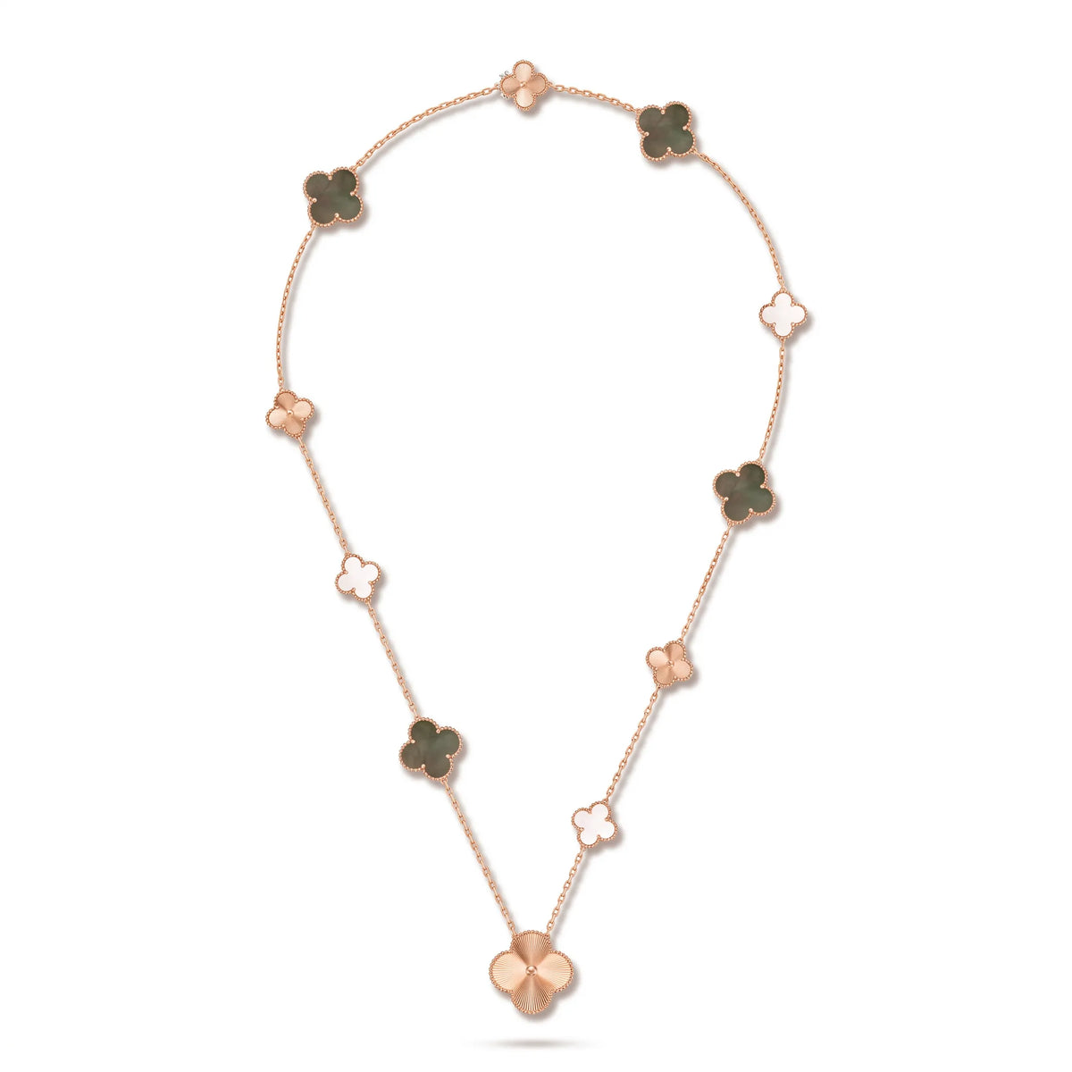 Magic Alhambra 15 Motif Transformable Long Necklace