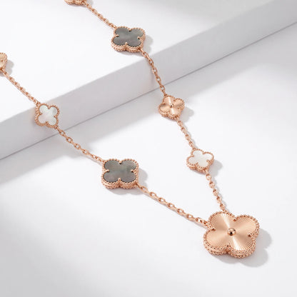 Magic Alhambra 15 Motif Transformable Long Necklace