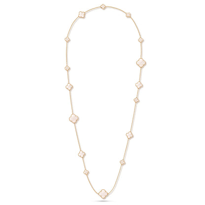 Magic Alhambra 16 Motif Long Necklace