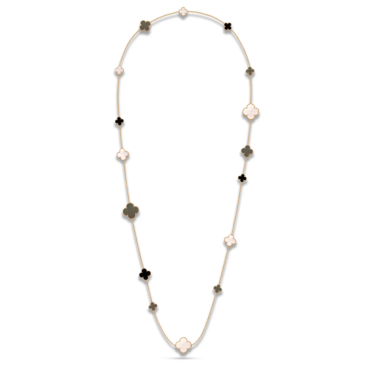 Magic Alhambra 16 Motif Long Necklace