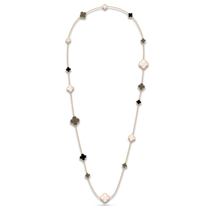 Magic Alhambra 16 Motif Long Necklace