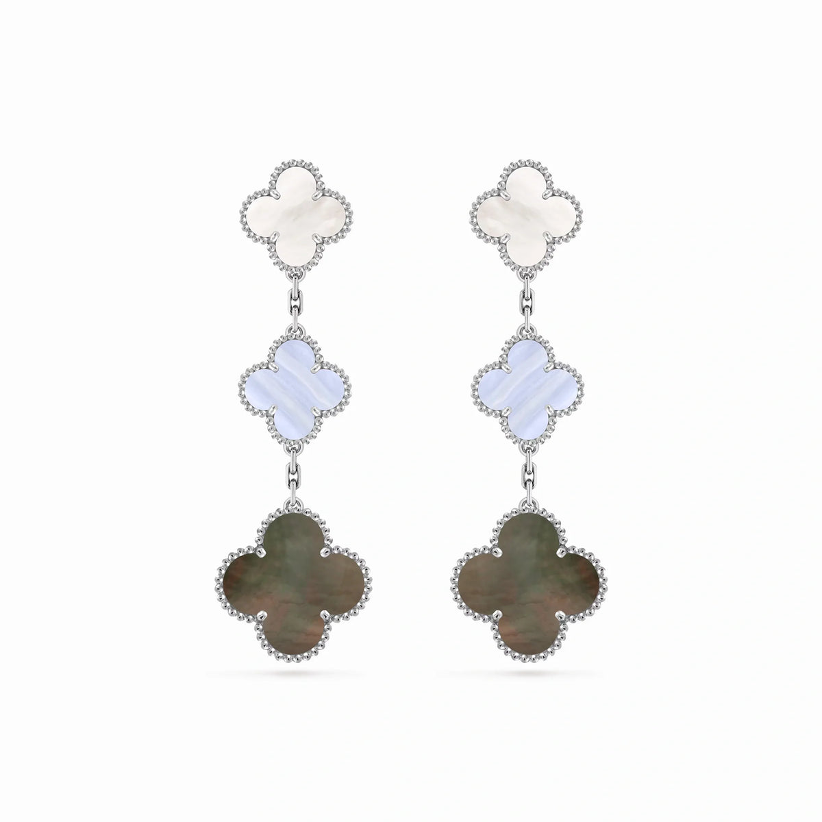 Magic Alhambra 3 Motif Earrings
