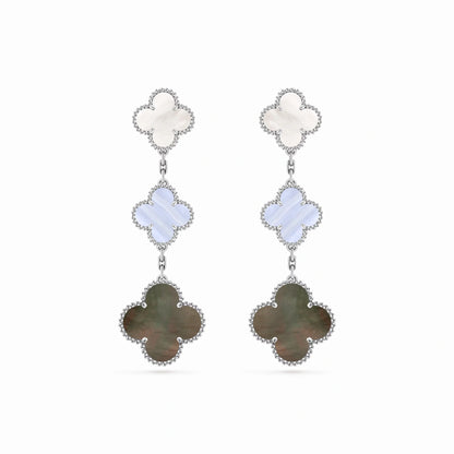 Magic Alhambra 3 Motif Earrings