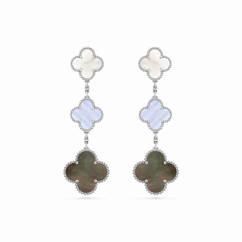 Magic Alhambra 3 Motif Earrings