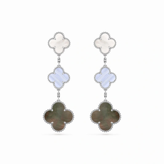 Magic Alhambra 3 Motif Earrings