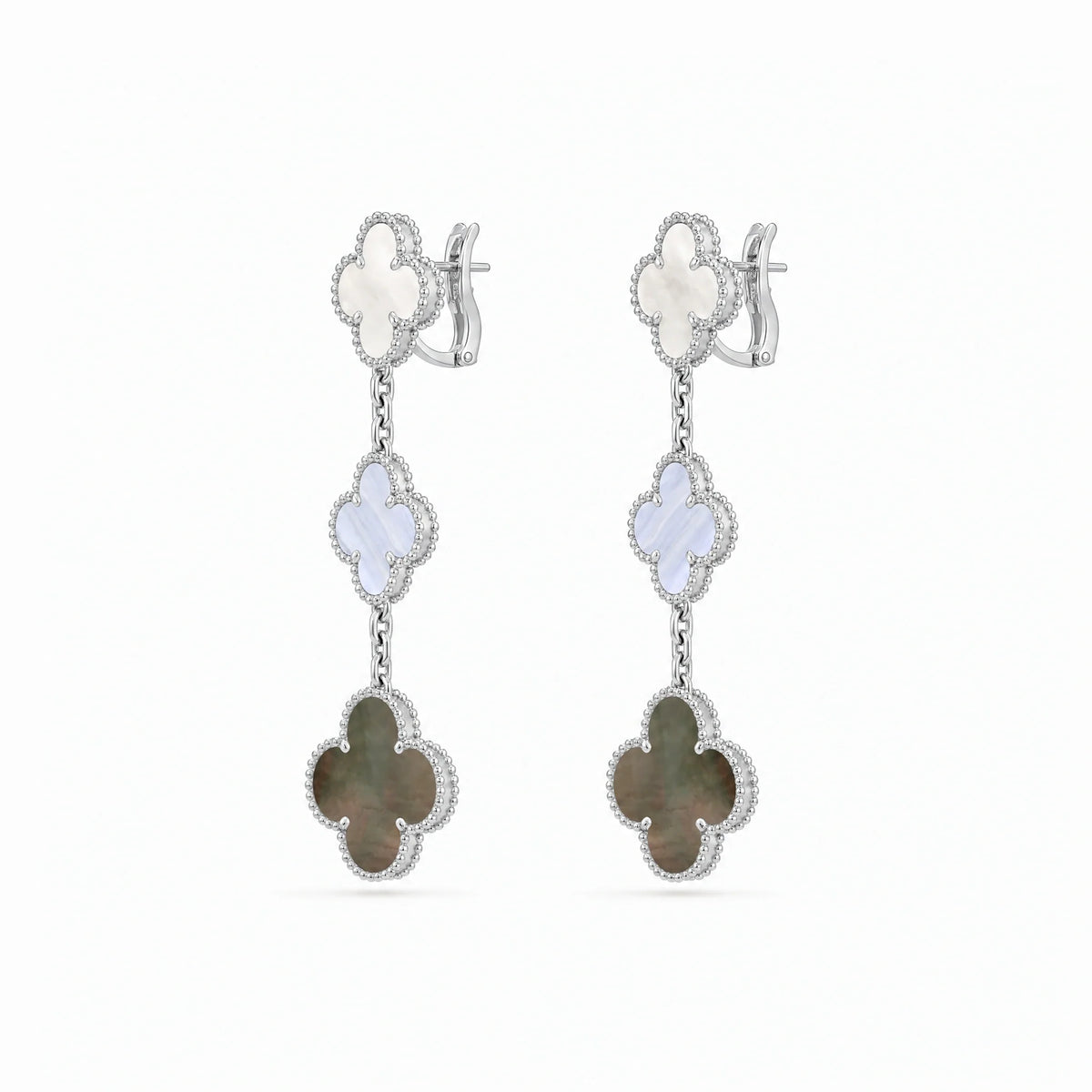 Magic Alhambra 3 Motif Earrings