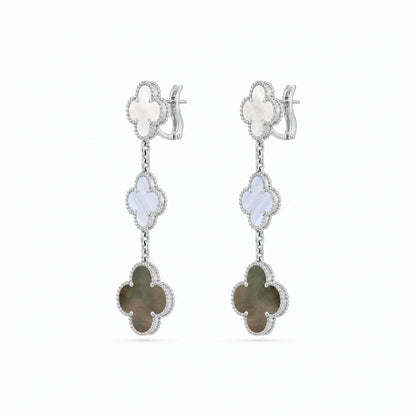 Magic Alhambra 3 Motif Earrings
