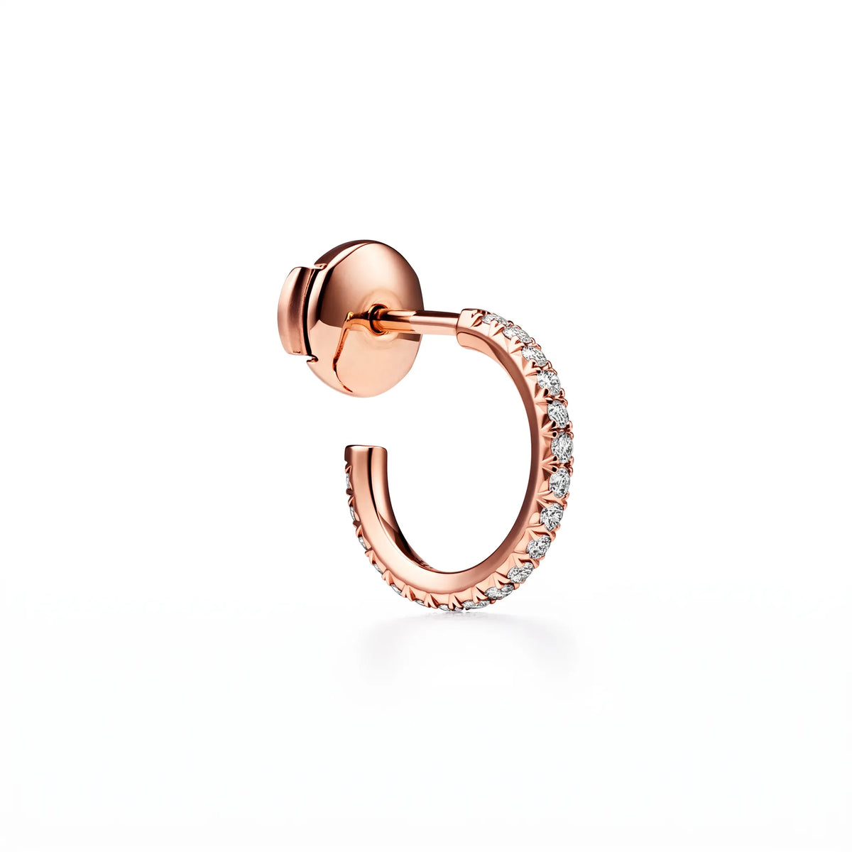 Metro Petite Pavé Hoop Earrings