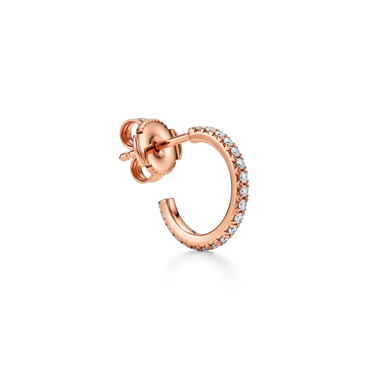 Metro Petite Pavé Hoop Earrings