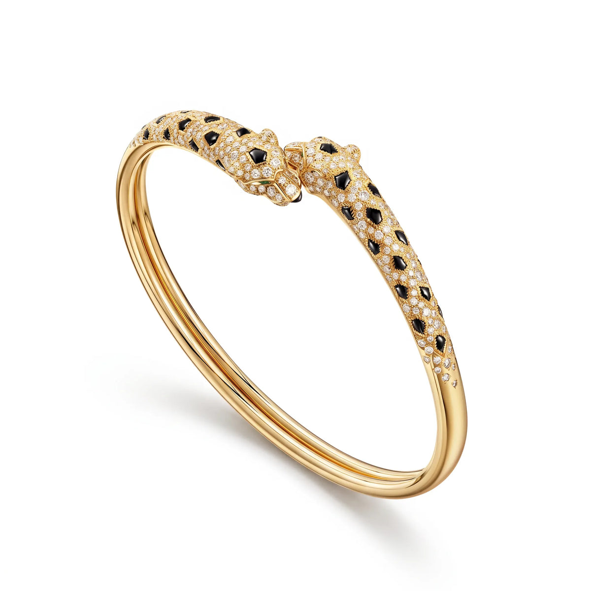 Panthere Half-Pavé Small Bracelet