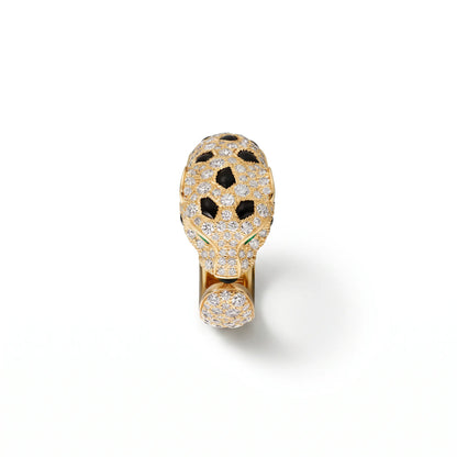 Panthère Medium Half Pave Ring