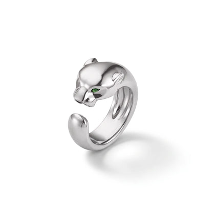 Panthère Medium Sculpted Head Ring