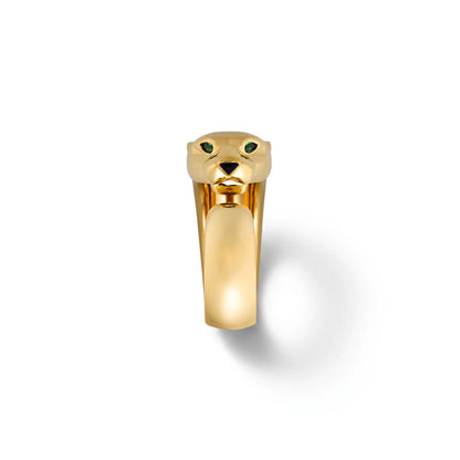 Panthère Medium Sculpted Head Ring