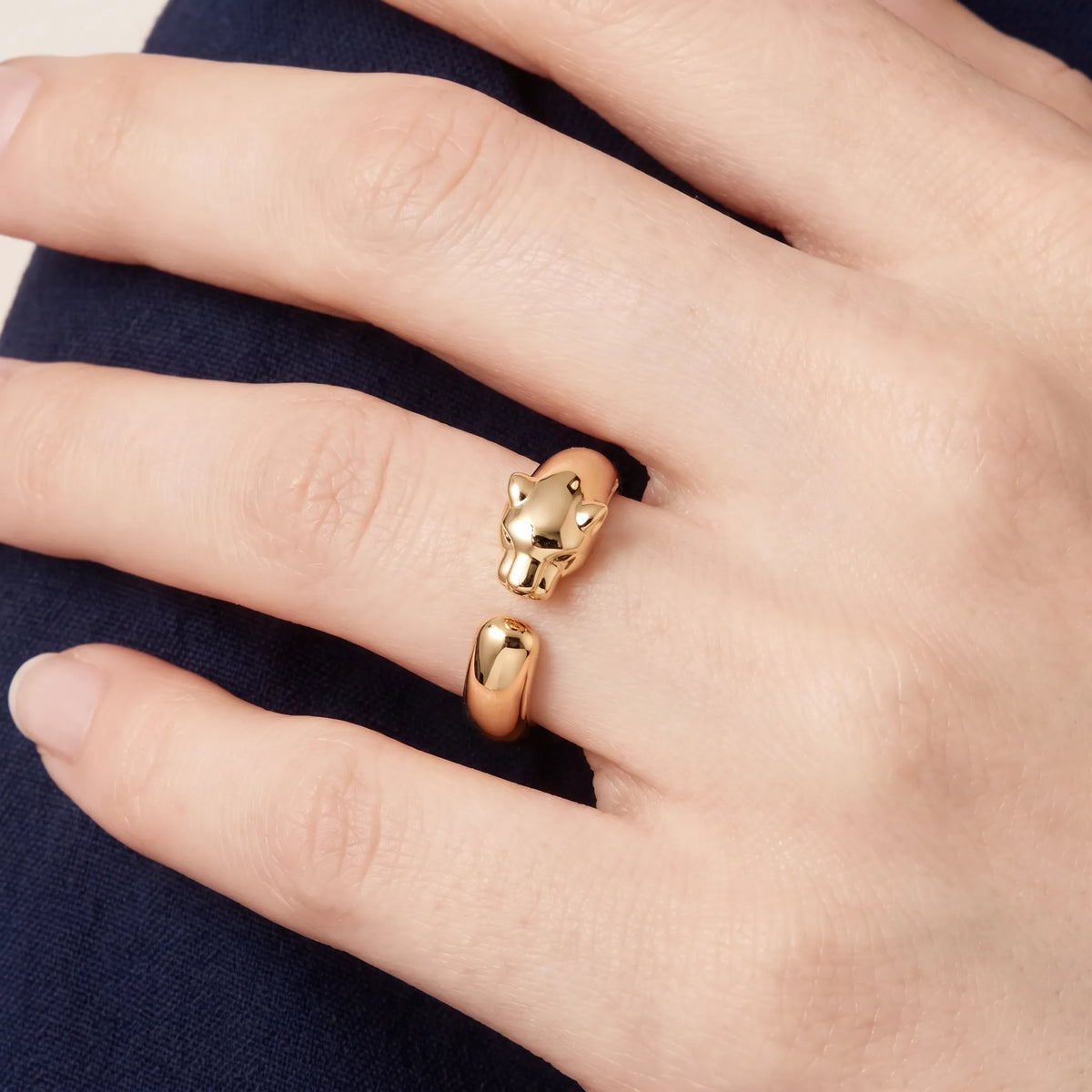 Panthère Petite Open Wrap Ring