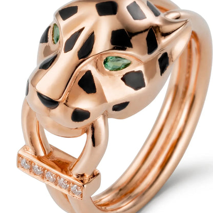 Panthère Spotted Accent Wrap Ring