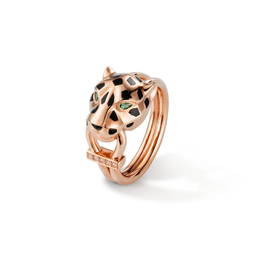Panthère Spotted Accent Wrap Ring