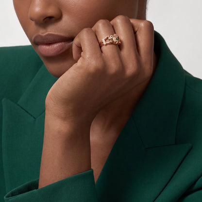 Panthère Spotted Accent Wrap Ring