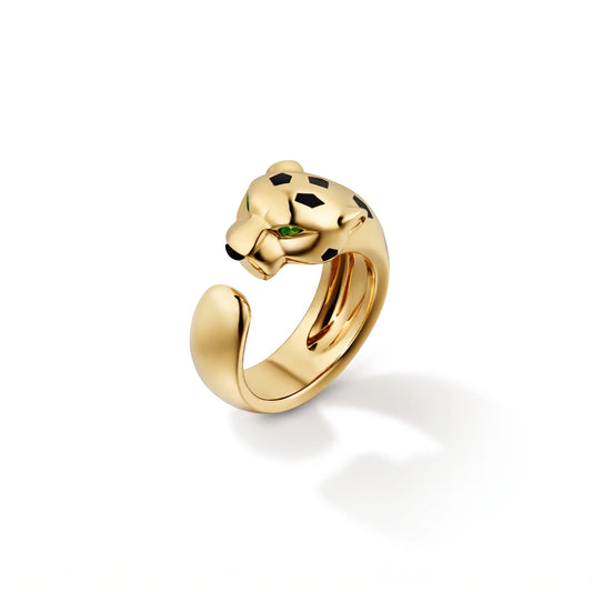 Panthère Spotted Medium Open Ring