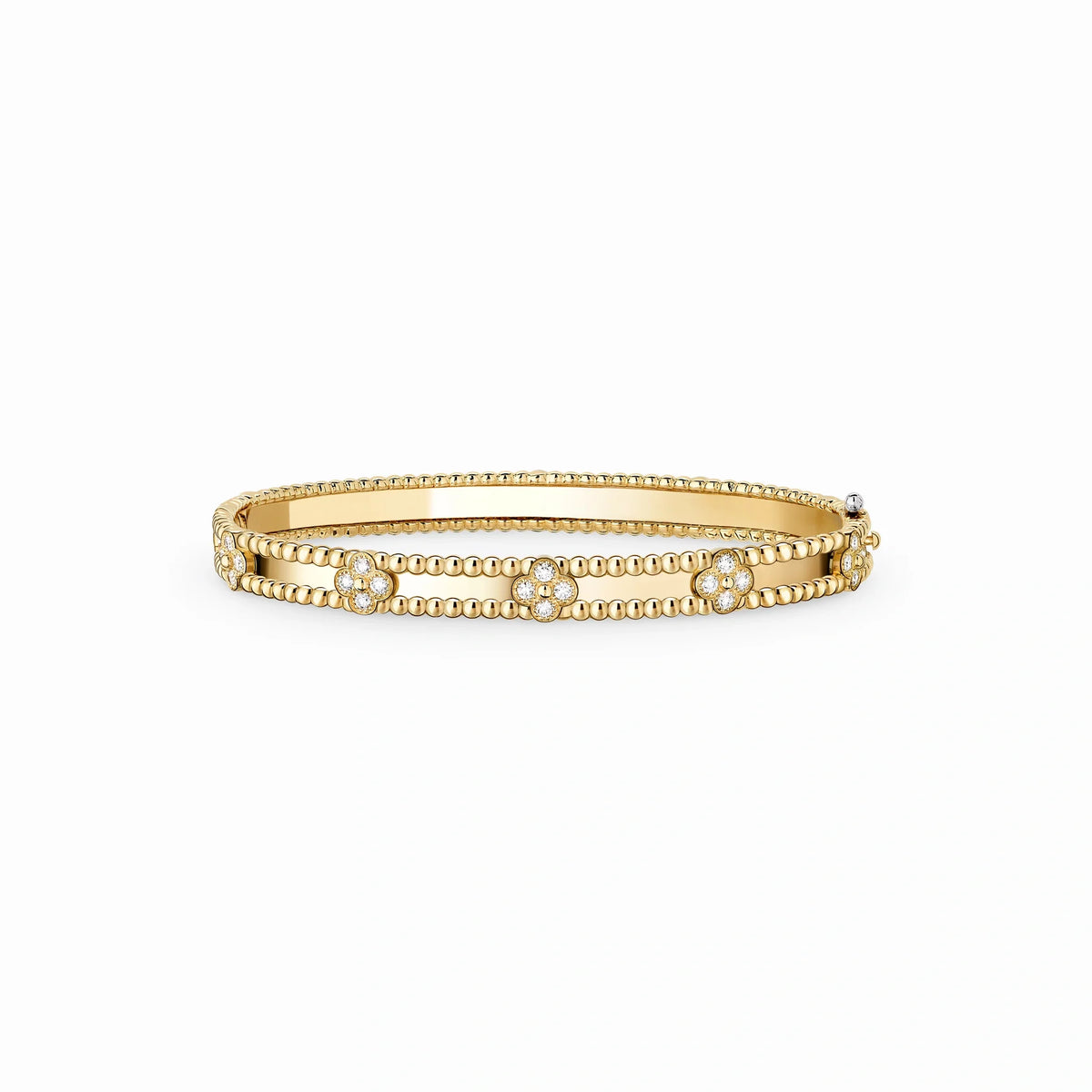 Perlee Clovers Delicate Bangle