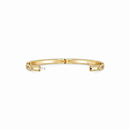 Perlee Clovers Delicate Bangle