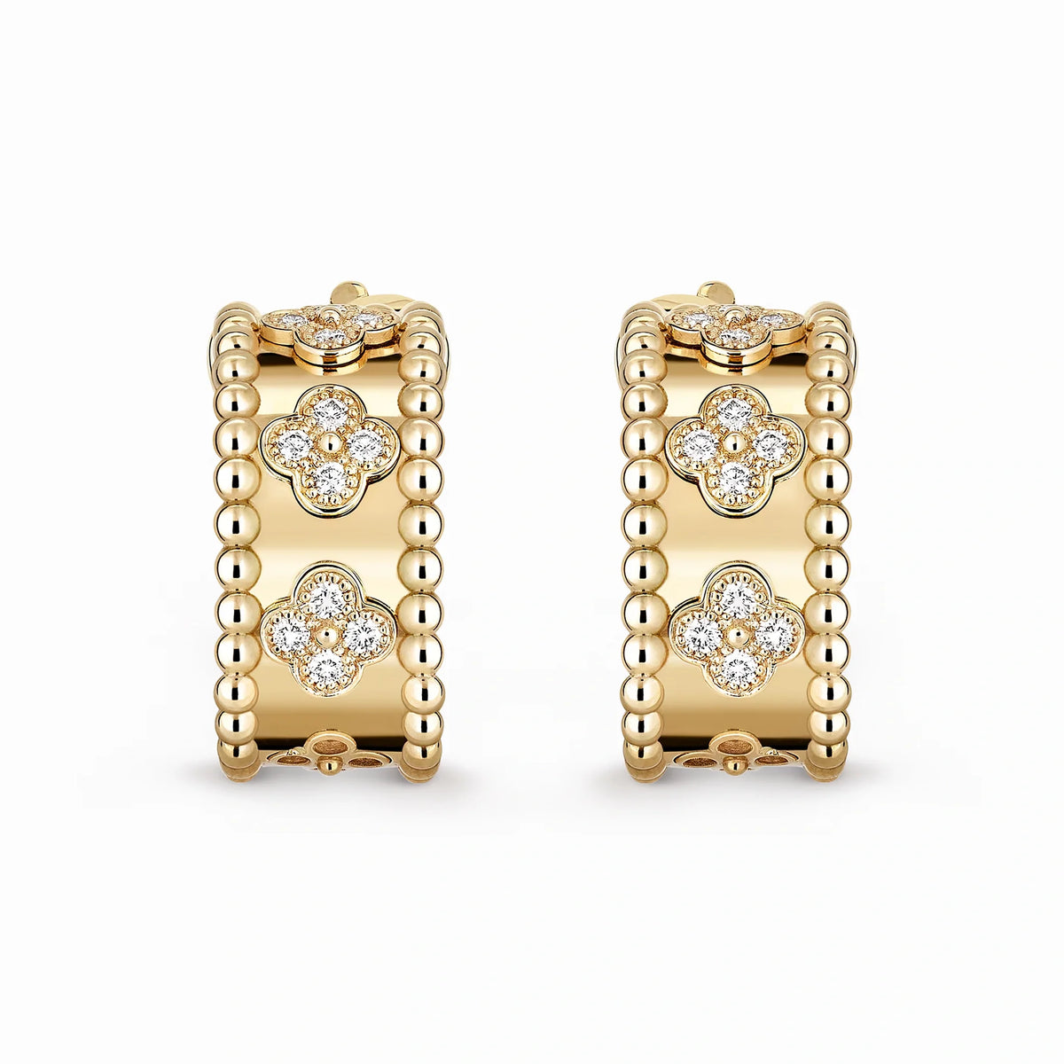 Perlee Clovers Jardin Hoop Earrings