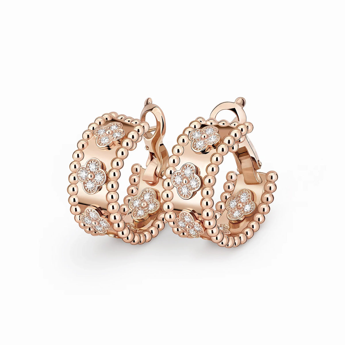 Perlee Clovers Jardin Hoop Earrings