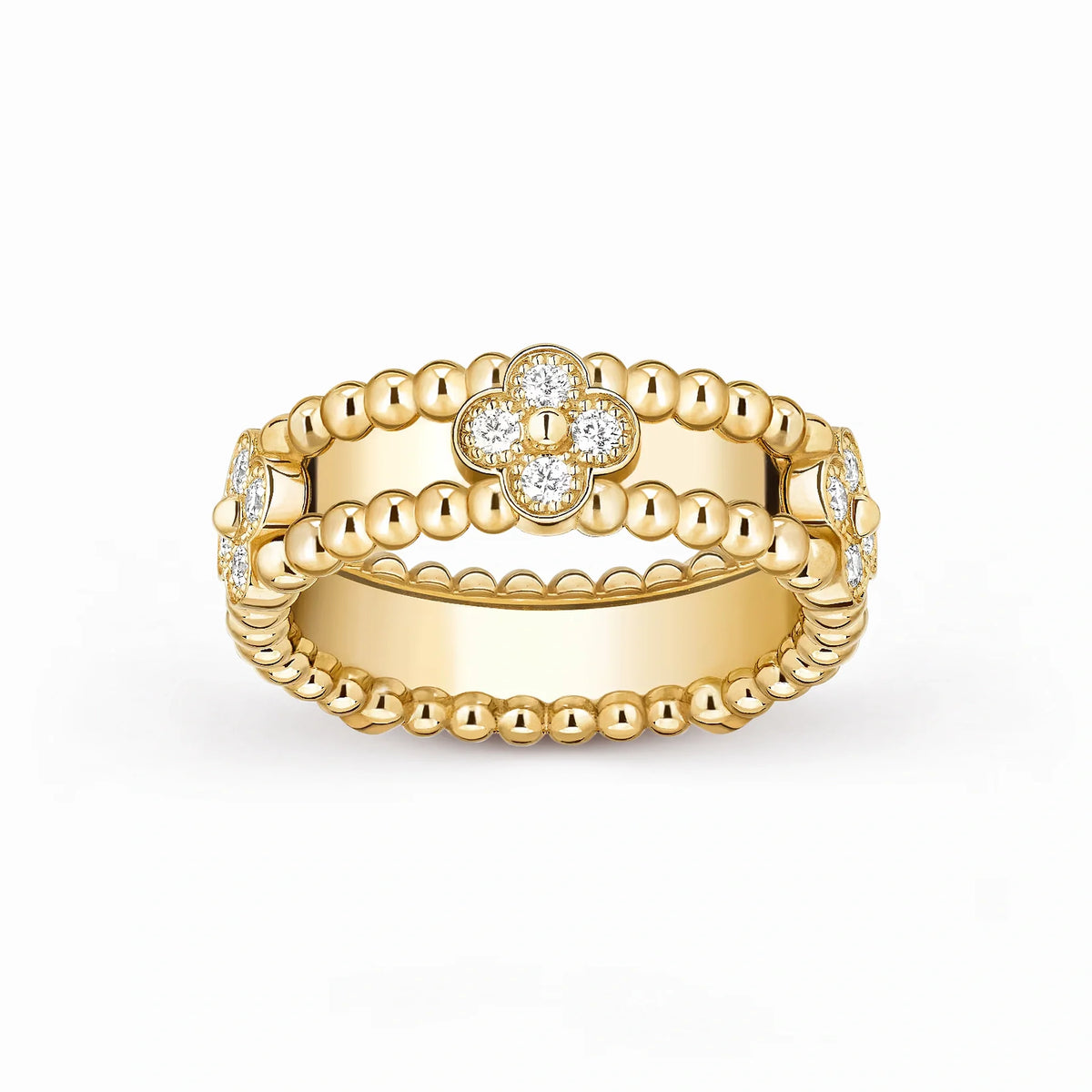 Perlee Clovers Lumiere Duo Ring