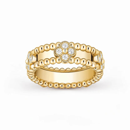 Perlee Clovers Lumiere Duo Ring