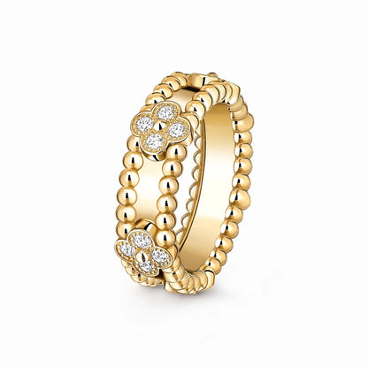 Perlee Clovers Lumiere Duo Ring