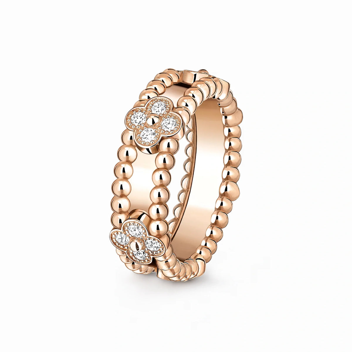 Perlee Clovers Lumiere Duo Ring