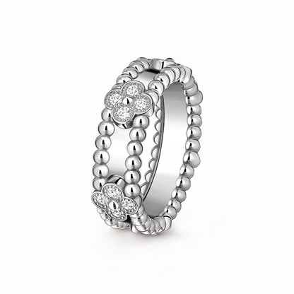 Perlee Clovers Lumiere Duo Ring